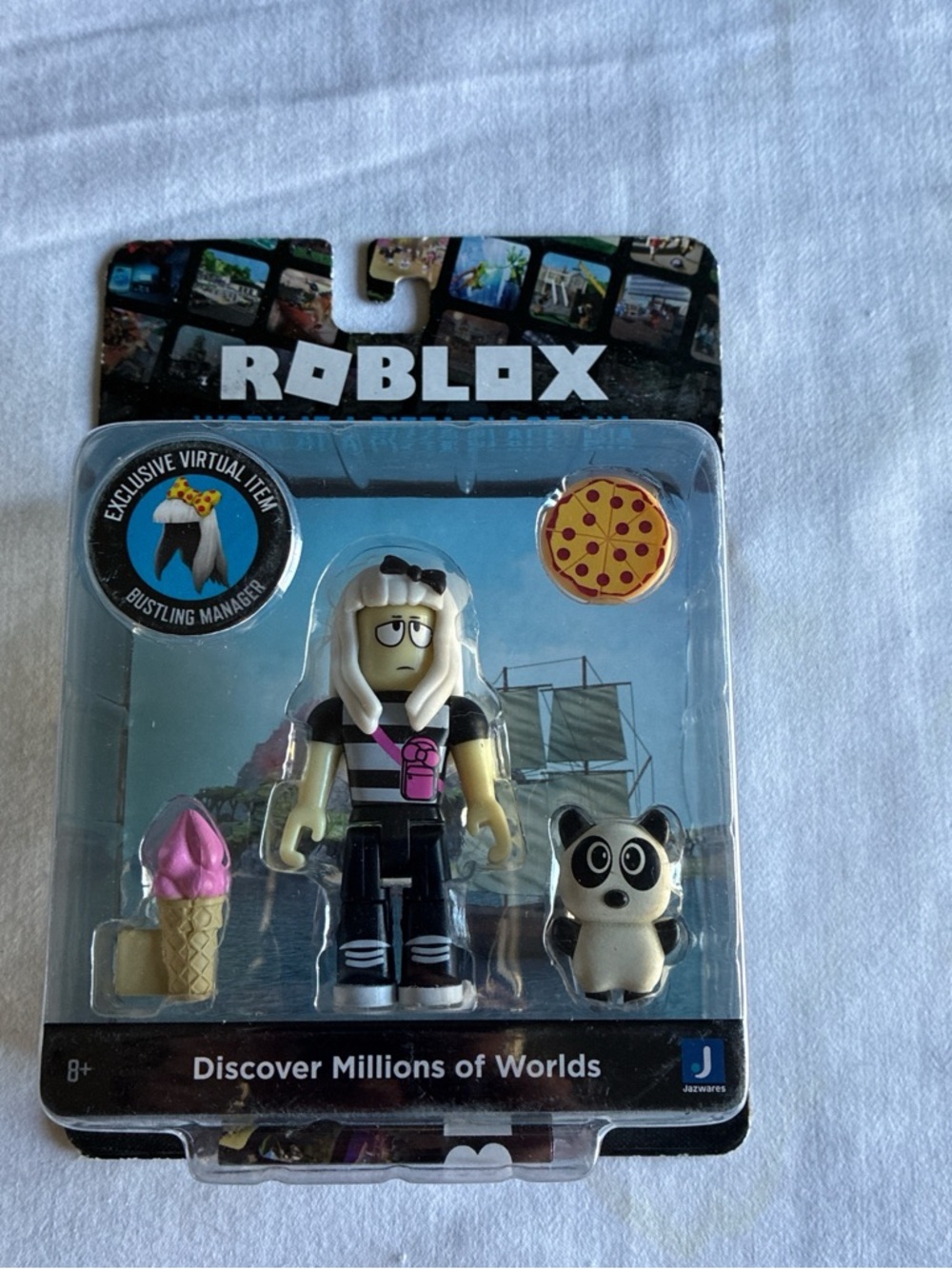 Roblox Kids Toy Figure with Pink Accents - Collectible Playset